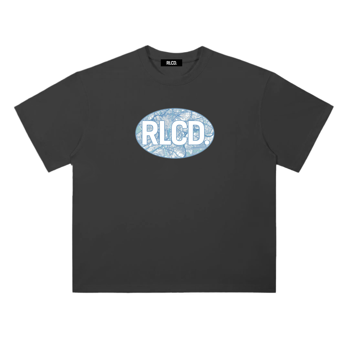 ‘Network’ Oversized Tee (Blue)