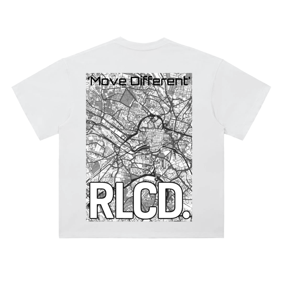 ‘Network’ Oversized Tee (Black)