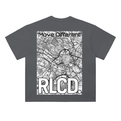 ‘Network’ Oversized Tee (Black)
