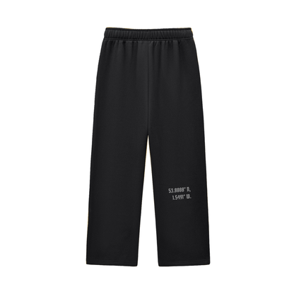 ‘Contrast’ Stitched Fleece Sweatpants