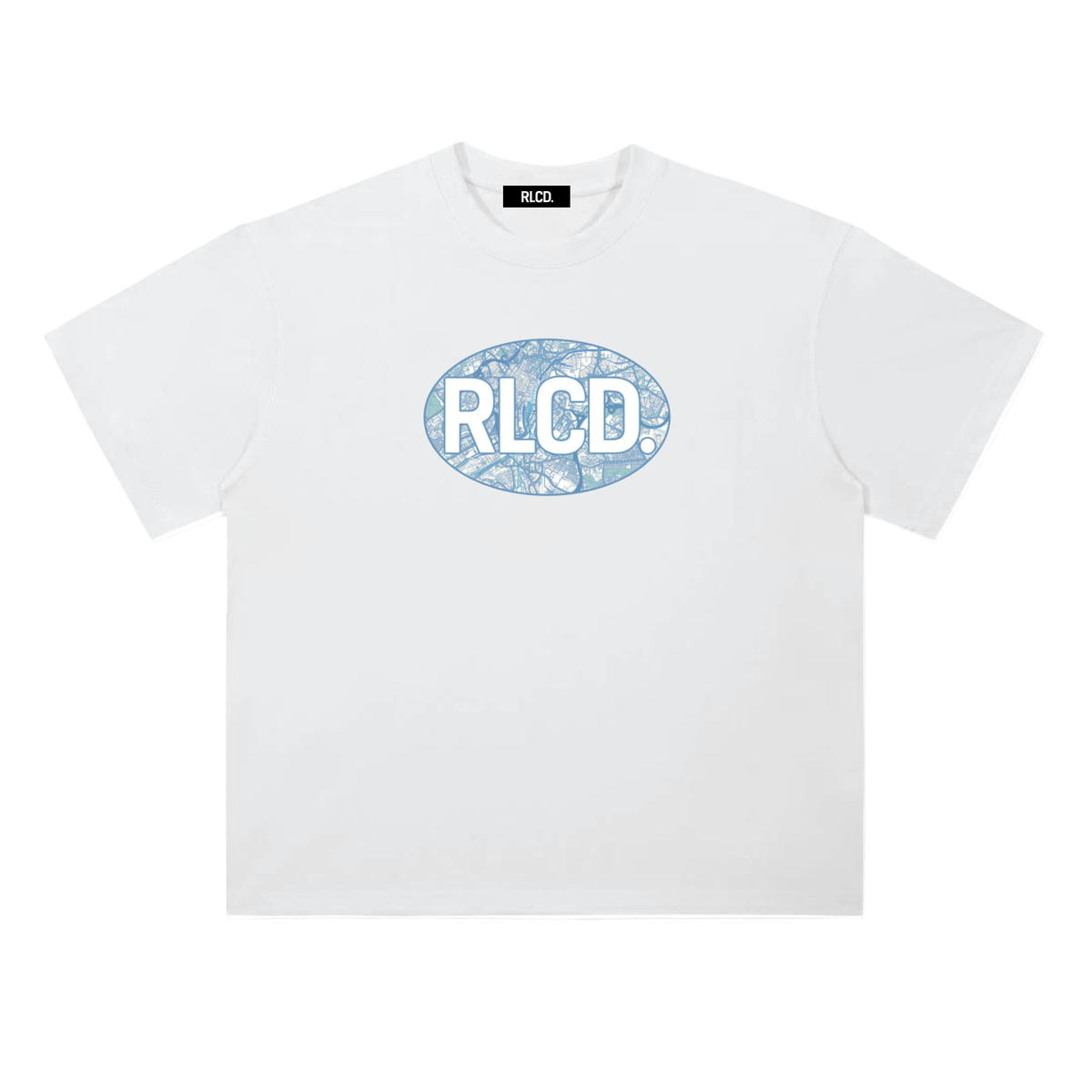 ‘Network’ Oversized Tee (Blue)
