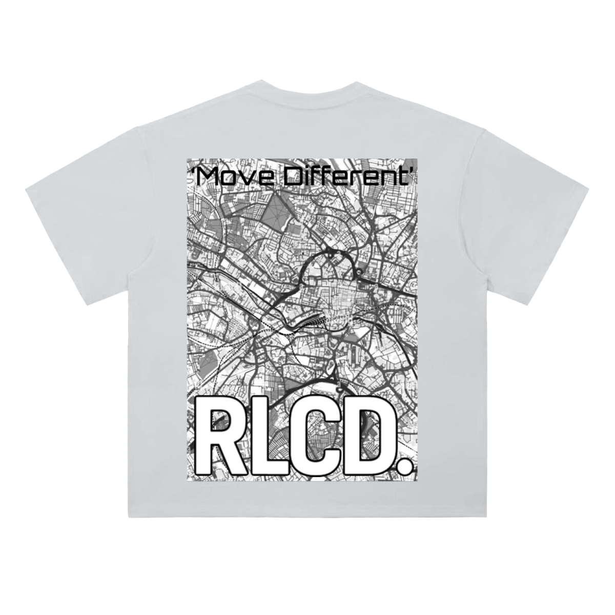 ‘Network’ Oversized Tee (Black)