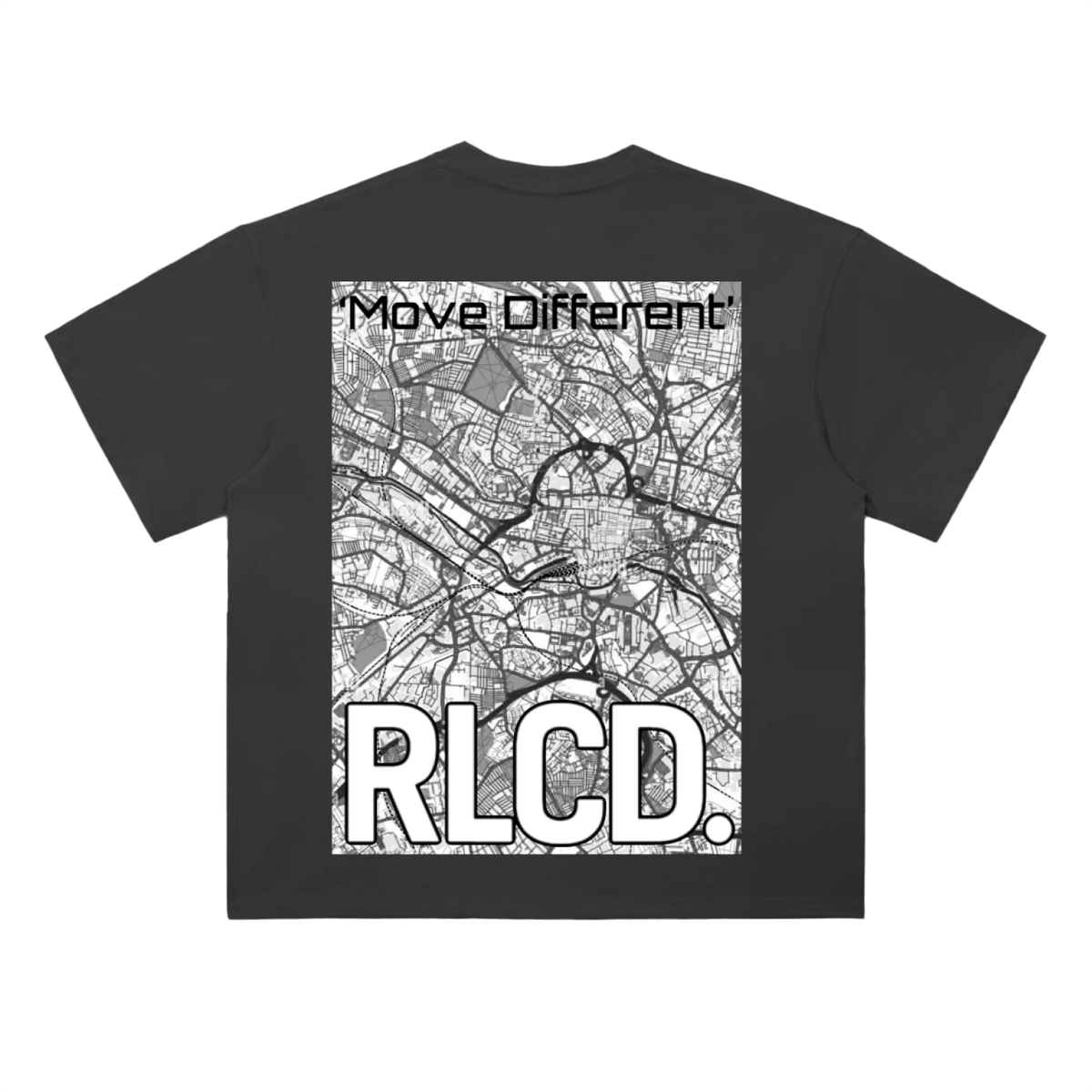 ‘Network’ Oversized Tee (Black)