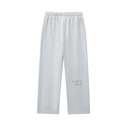 ‘Contrast’ Stitched Fleece Sweatpants
