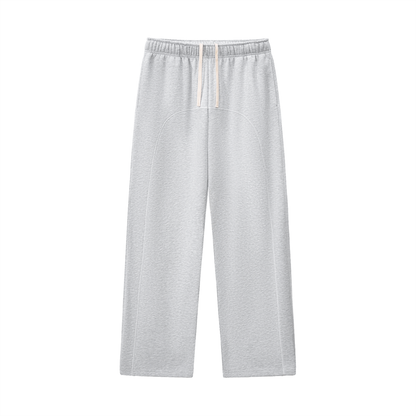 ‘Contrast’ Stitched Fleece Sweatpants