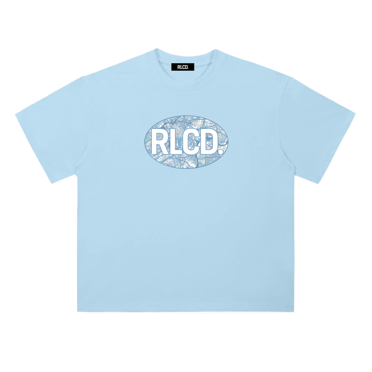 ‘Network’ Oversized Tee (Blue)
